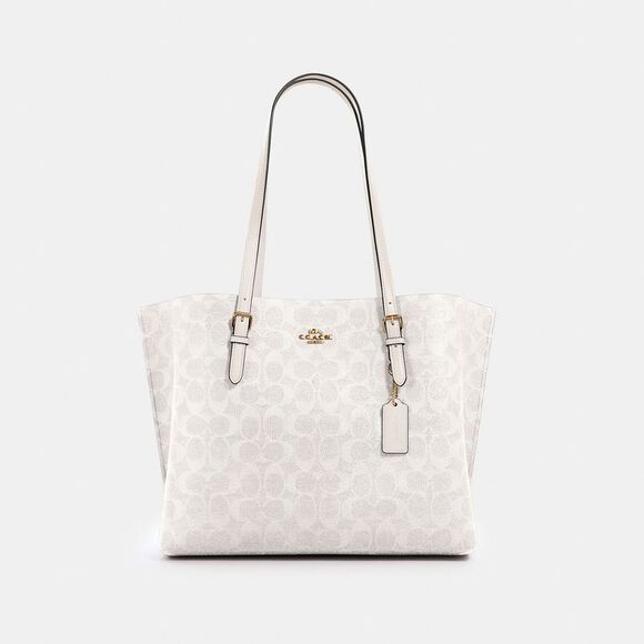 COACH Handbags - NWT Coach Outlet Mollie Tote Bag In Signature Canvas